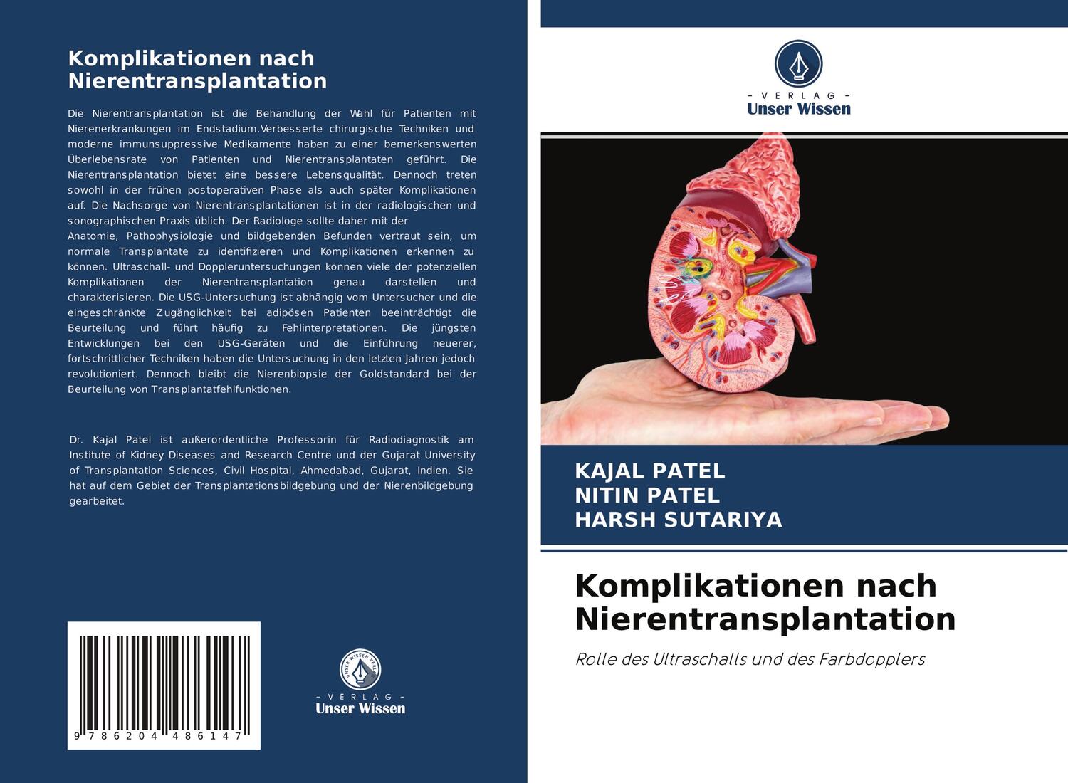 Cover: 9786204486147 | Komplikationen nach Nierentransplantation | Kajal Patel (u. a.) | Buch