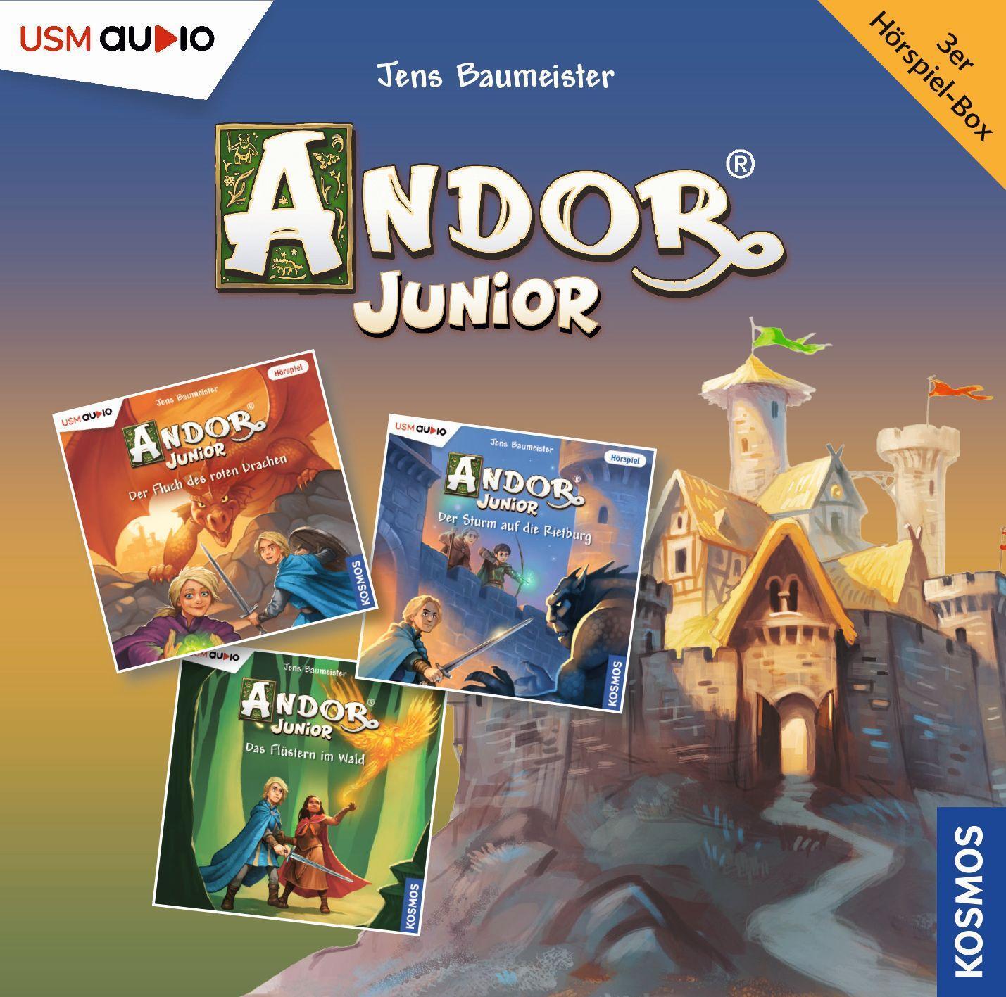 Cover: 9783803234407 | Die große Andor Junior Hörbox Folgen 1-3 (3 Audio CDs) | Baumeister