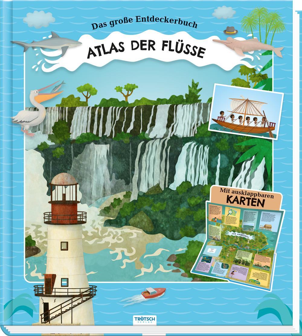 Cover: 9783965526754 | Trötsch Kinderatlas Das große Entdeckerbuch Atlas der Flüsse | Co.KG