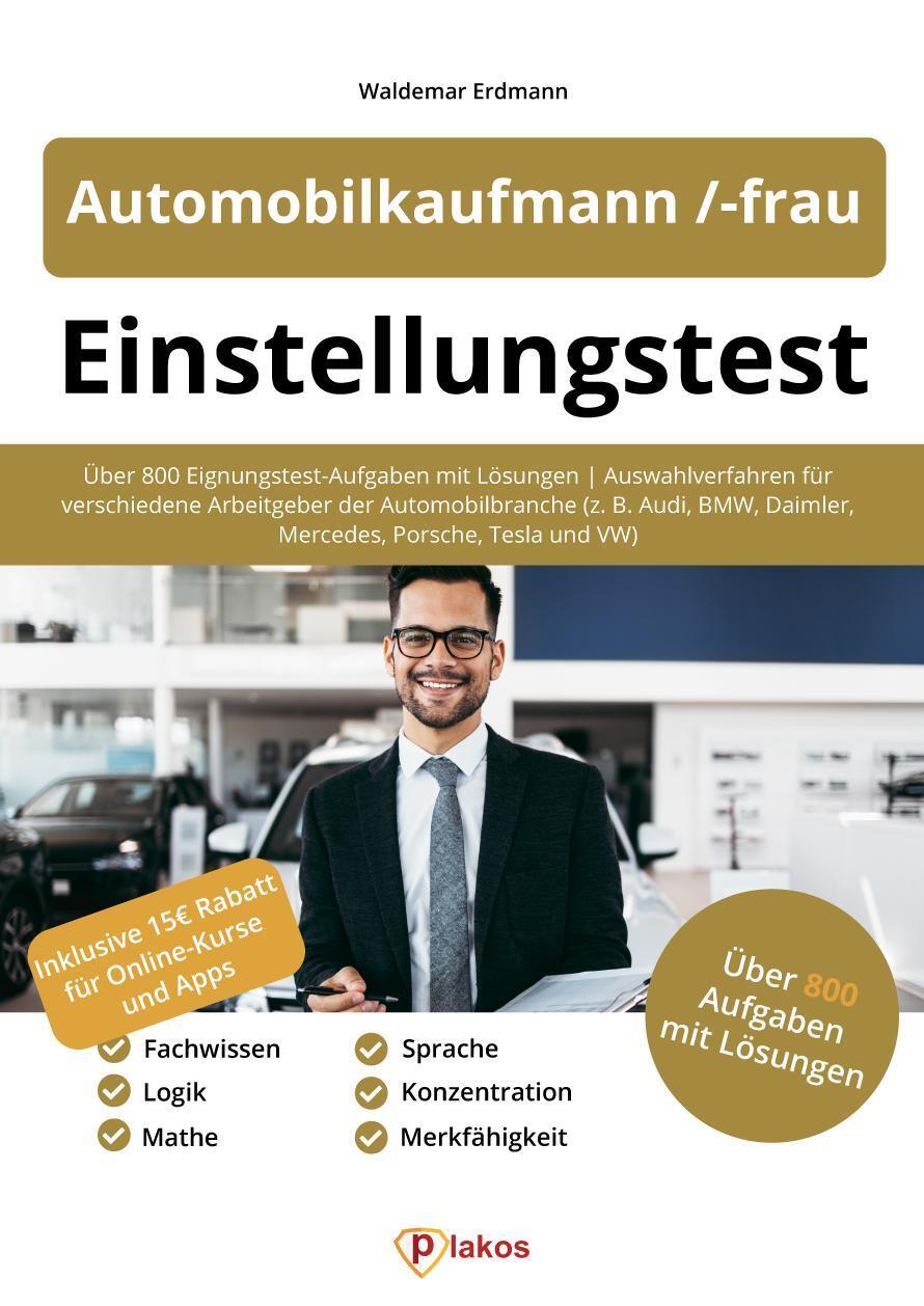 Cover: 9783985258598 | Einstellungstest Automobilkaufmann / -kauffrau | Waldemar Erdmann