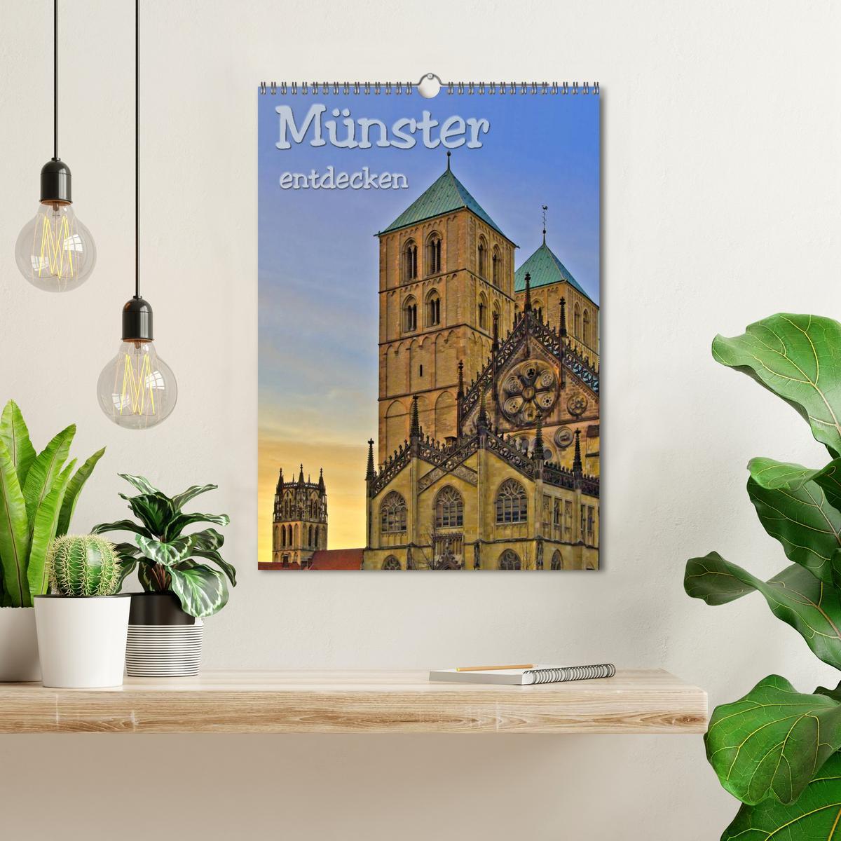 Bild: 9783457028087 | Münster entdecken (Wandkalender 2025 DIN A3 hoch), CALVENDO...