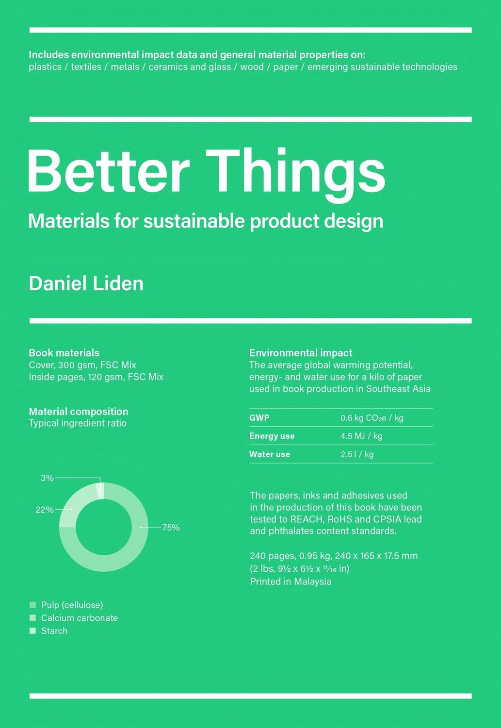 Cover: 9781529419689 | Better Things | Materials for Sustainable Product Design | Liden
