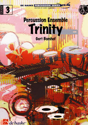 Cover: 9790035081211 | Trinity | Percussion Ensemble | Gert Bomhof | Partitur + Stimmen