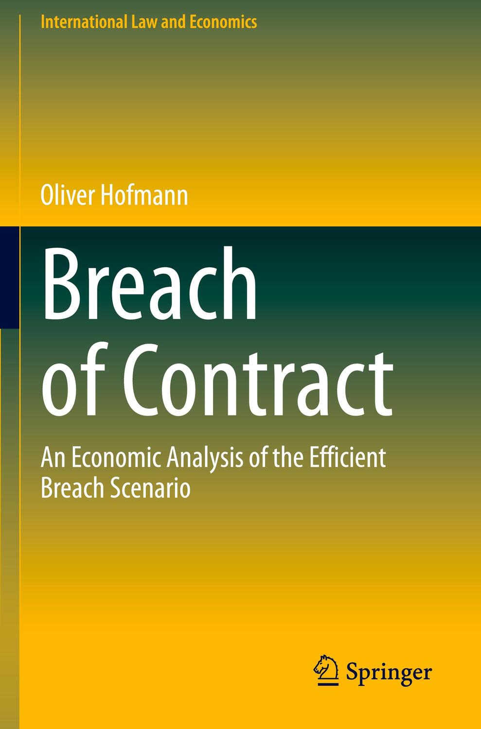 Cover: 9783030625276 | Breach of Contract | Oliver Hofmann | Taschenbuch | Paperback | vii