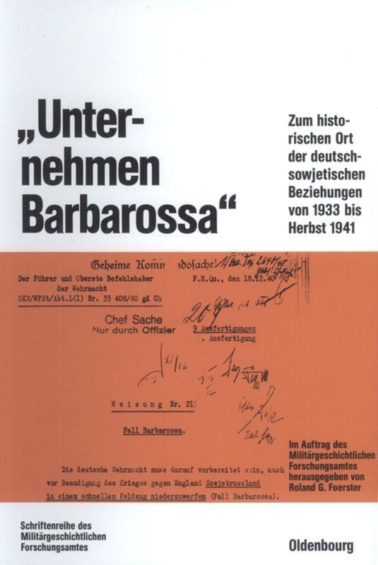 Cover: 9783486559798 | 'Unternehmen Barbarossa' | Roland G. Foerster | Buch | Oldenbourg