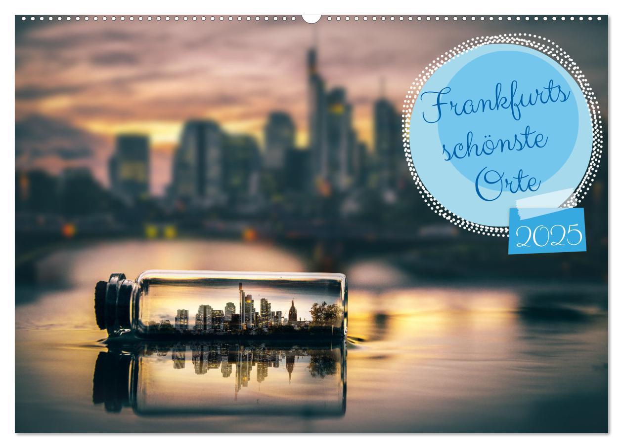 Cover: 9783383891243 | Frankfurts schönste Orte (Wandkalender 2025 DIN A2 quer), CALVENDO...