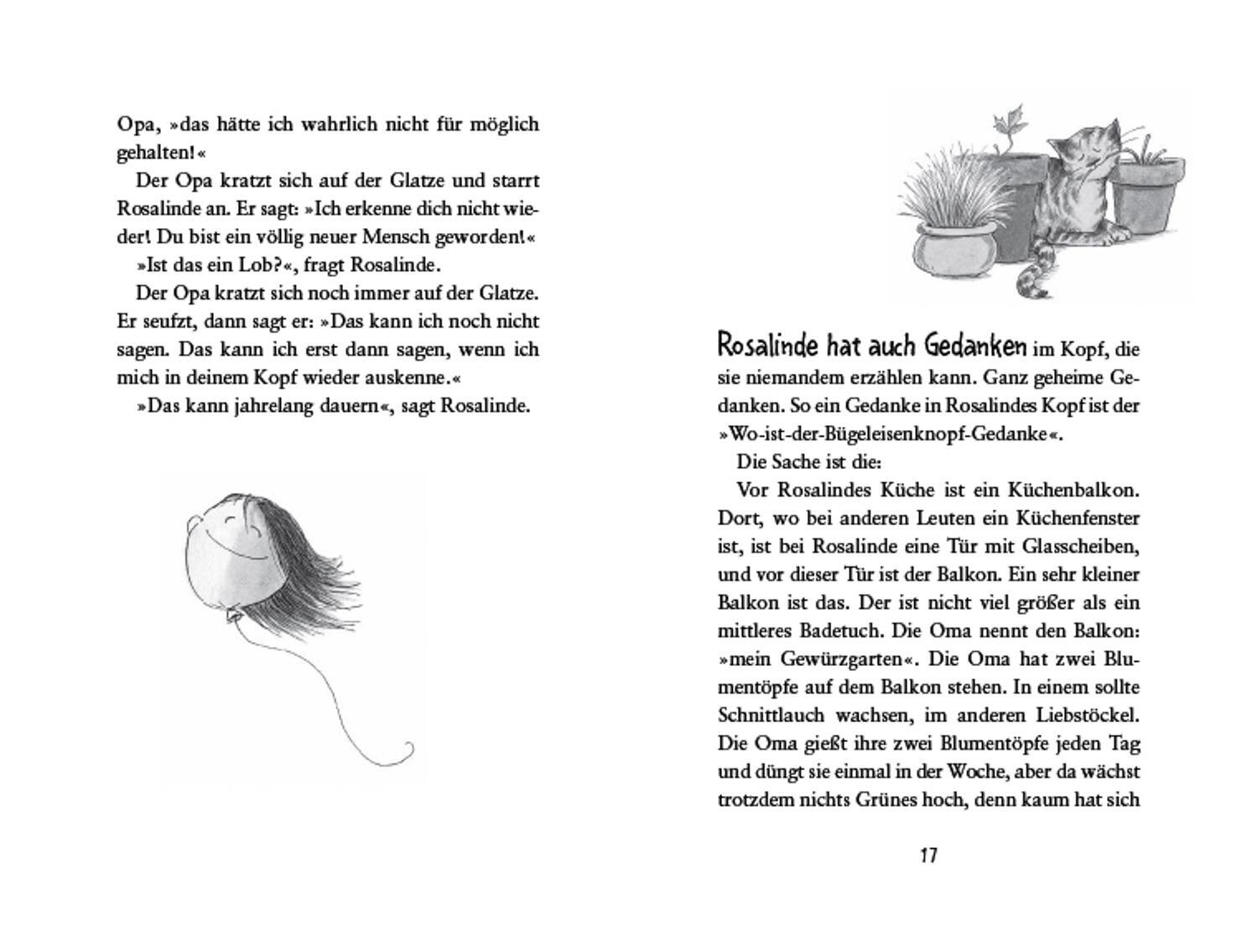 Bild: 9783789104633 | Rosalinde hat Gedanken im Kopf | Christine Nöstlinger | Buch | 96 S.