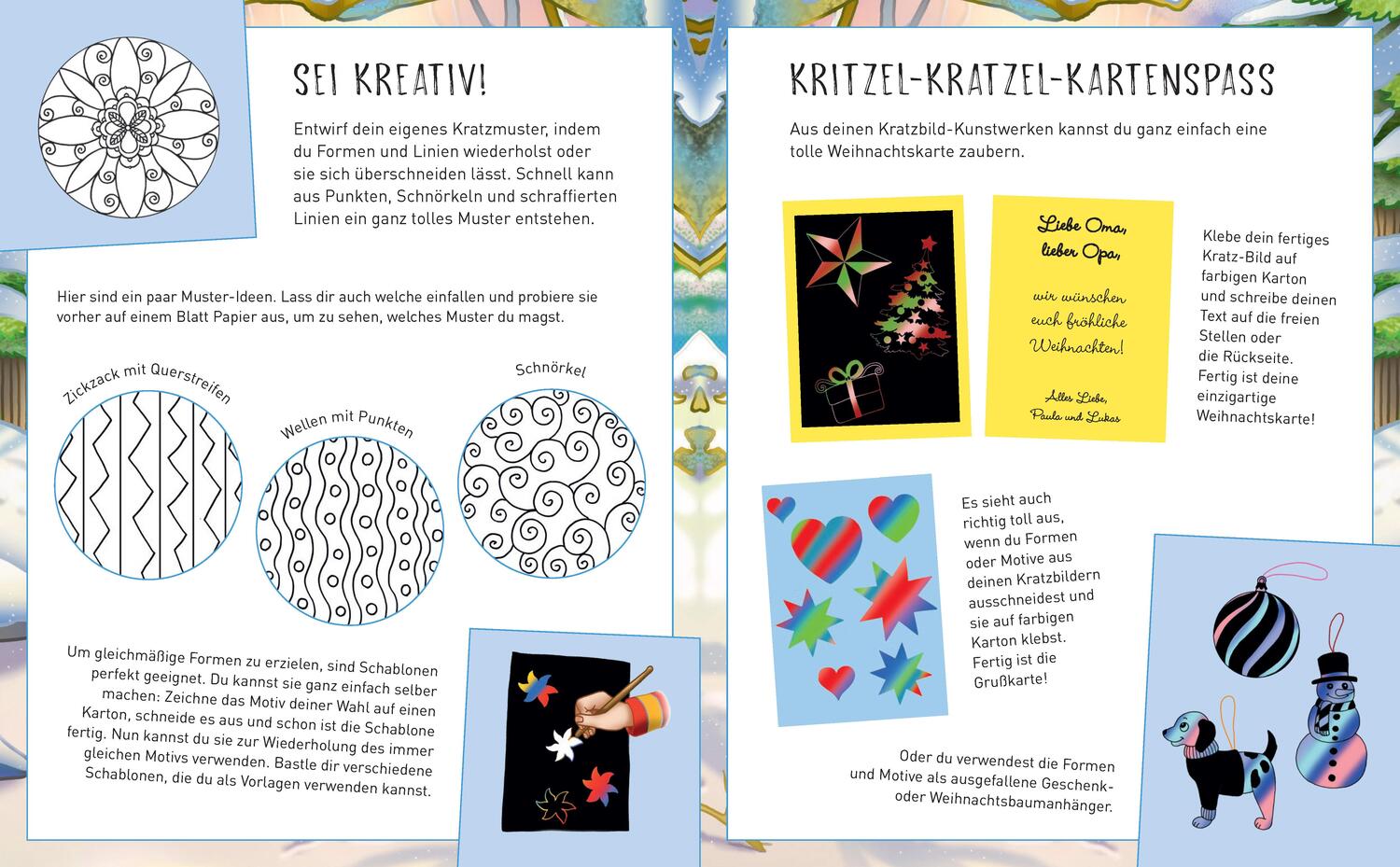 Bild: 9783849932510 | Die Schneekönigin Kritzel-Kratzel-Buch für Kinder ab 5 Jahren | Buch