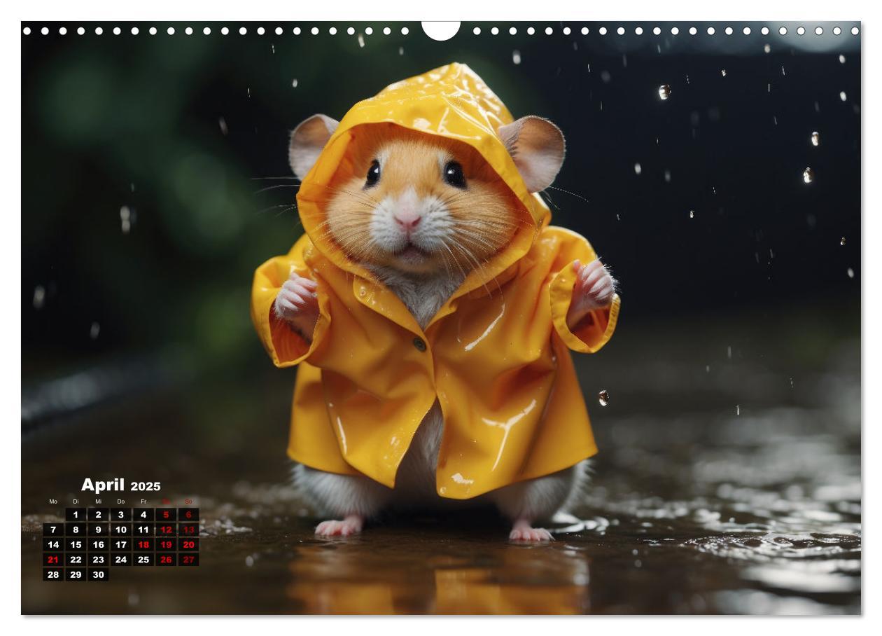 Bild: 9783383839214 | Hamstertage (Wandkalender 2025 DIN A3 quer), CALVENDO Monatskalender