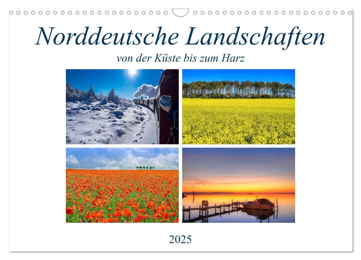 Cover: 9783435304257 | Norddeutsche Landschaften (Wandkalender 2025 DIN A3 quer), CALVENDO...