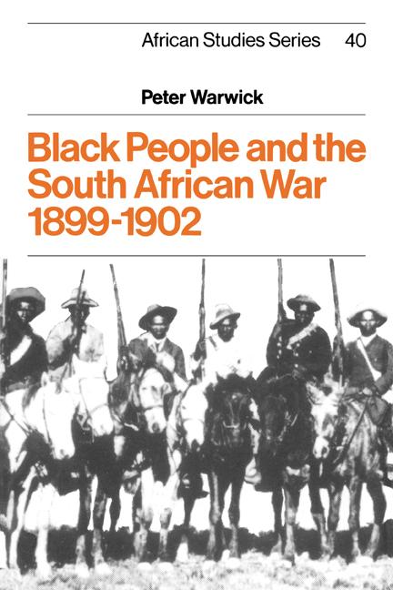 Cover: 9780521272247 | Black People and the South African War 1899 1902 | Warwick (u. a.)