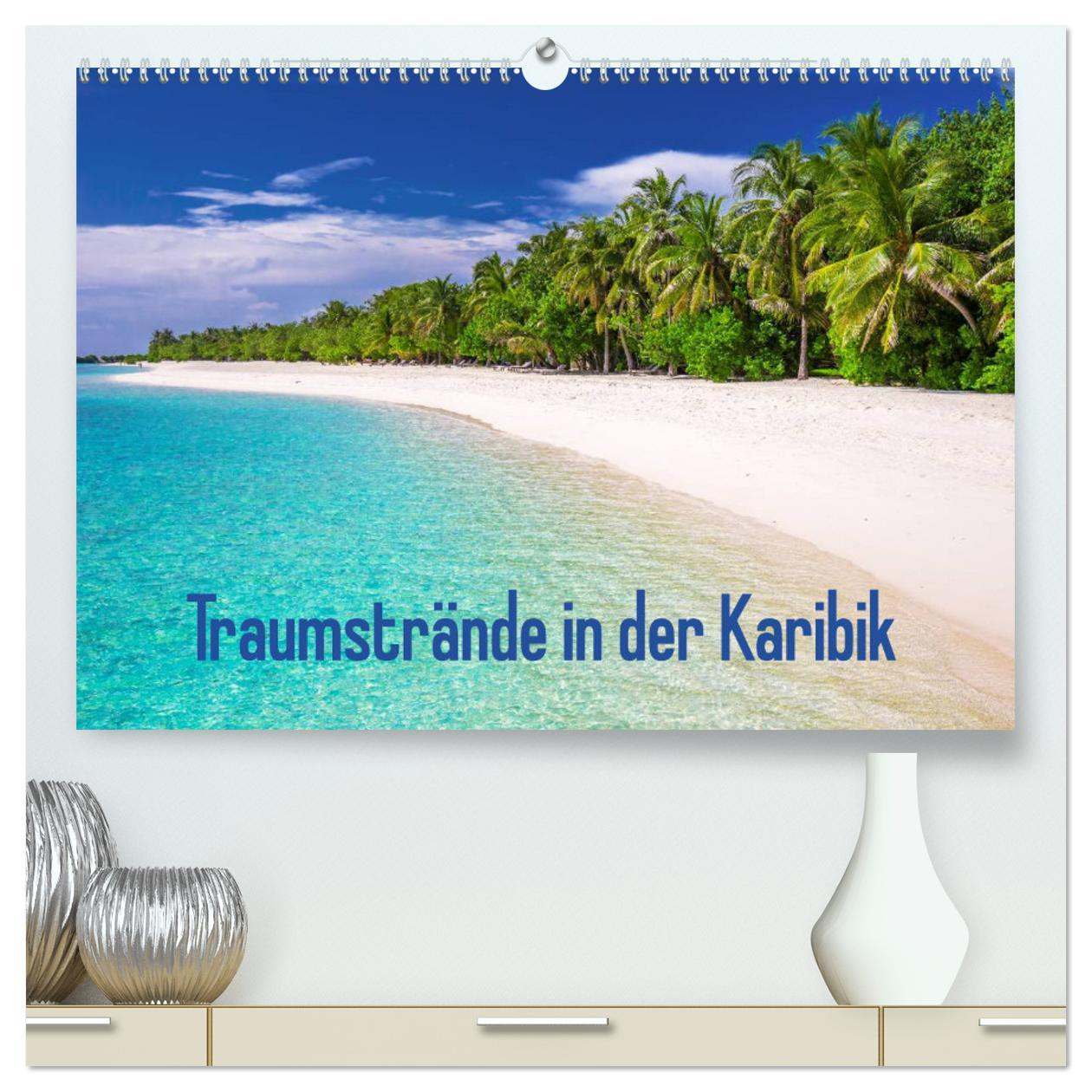 Cover: 9783435478699 | Traumstrände in der Karibik (hochwertiger Premium Wandkalender 2025...