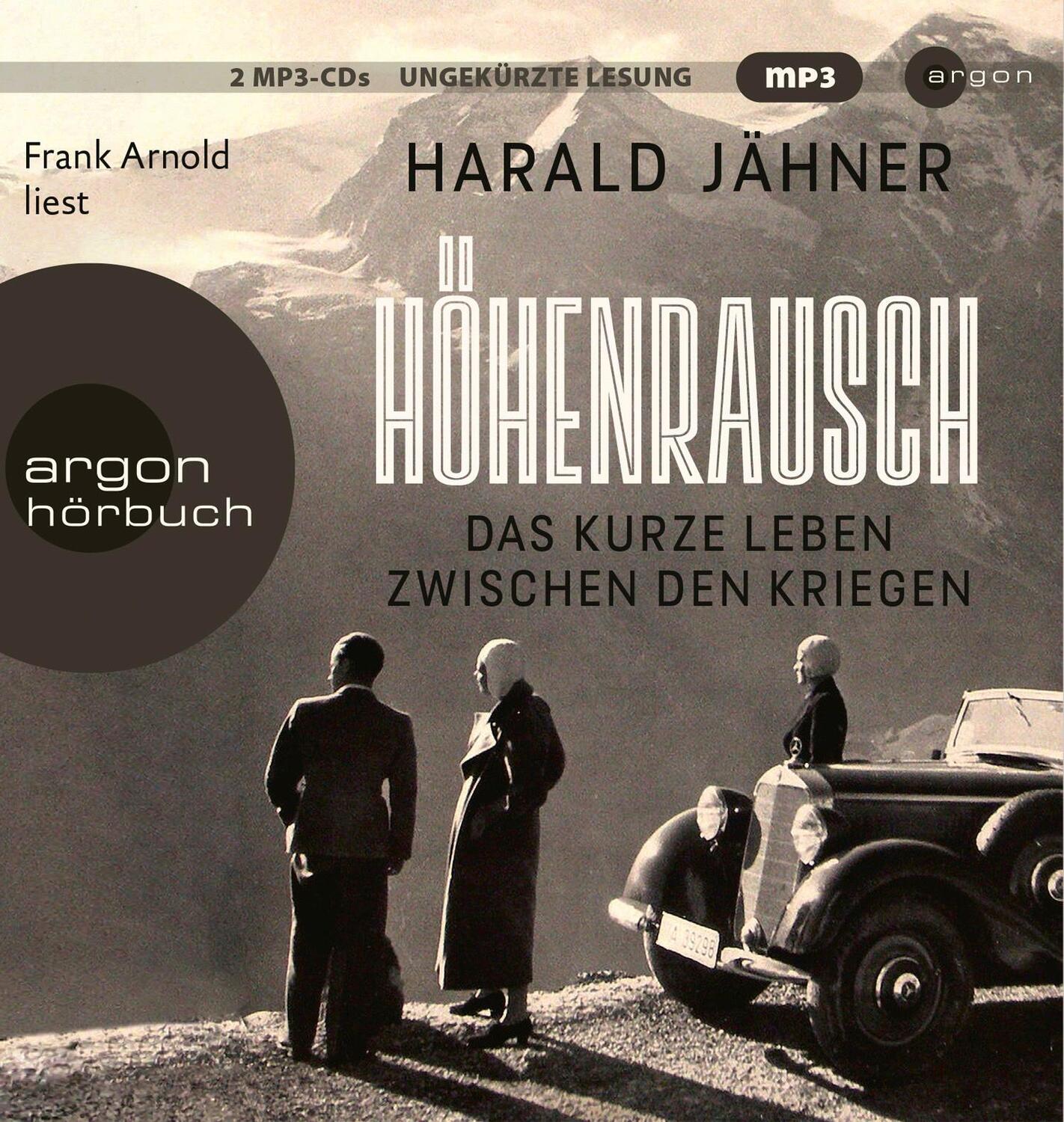 Cover: 9783839819579 | Höhenrausch | Das kurze Leben zwischen den Kriegen | Harald Jähner | 2