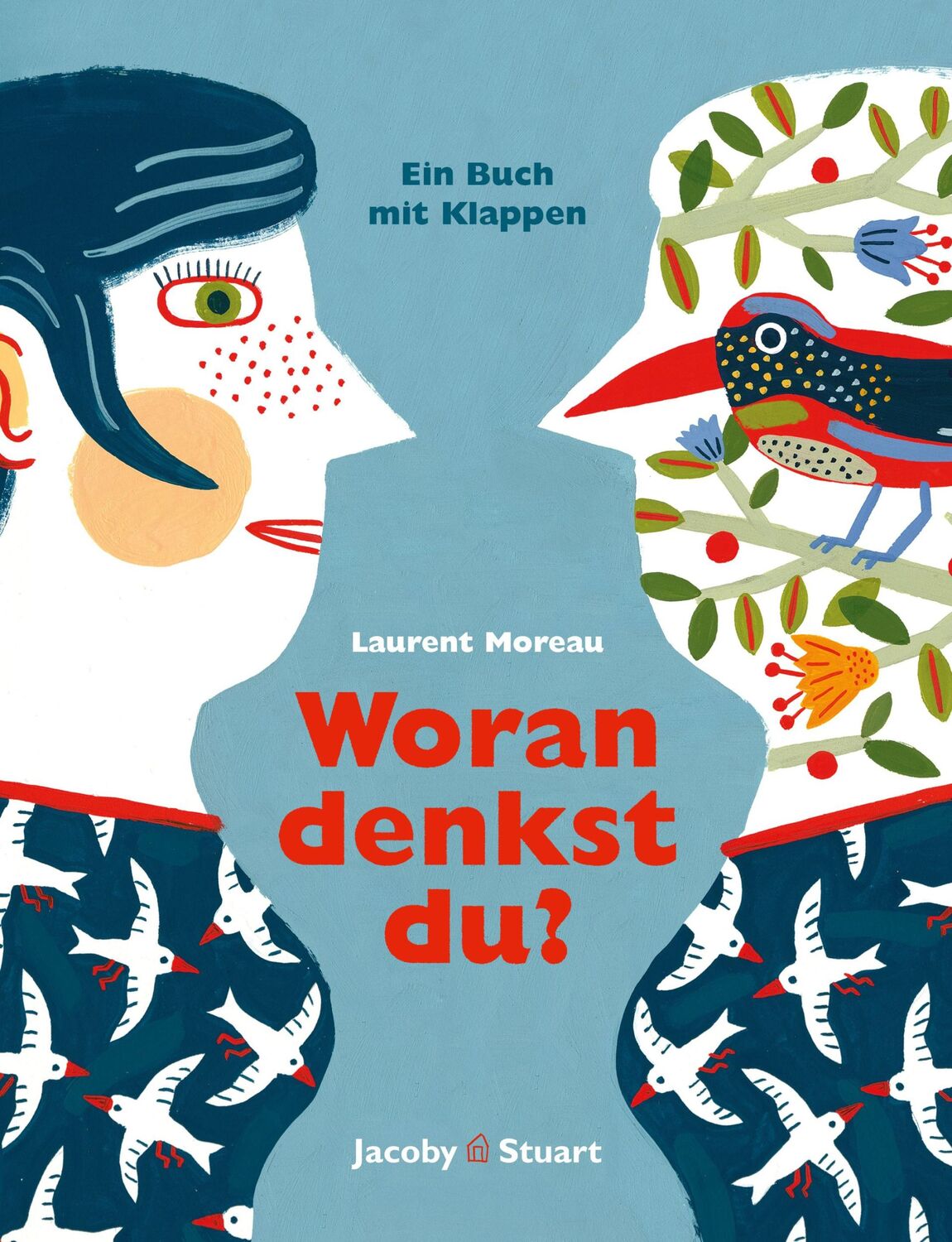 Cover: 9783946593355 | Woran denkst du? | Ein Buch mit Klappen | Laurent Moreau | Buch | 2017