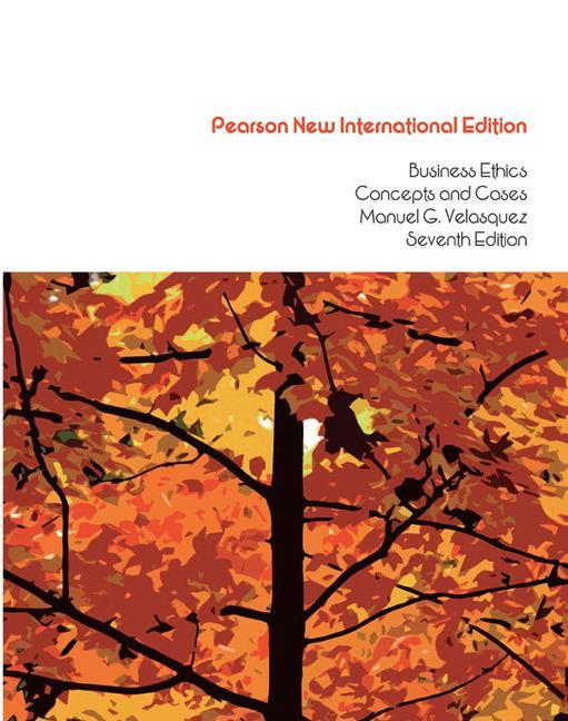 Cover: 9781292022819 | Business Ethics: Concepts and Cases | Manuel Velasquez | Taschenbuch