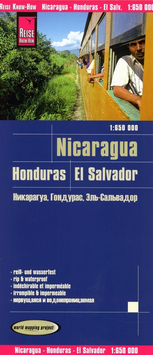 Cover: 9783831772698 | Nicaragua, Honduras, El Salvador 1 : 650 000 | Rump | (Land-)Karte