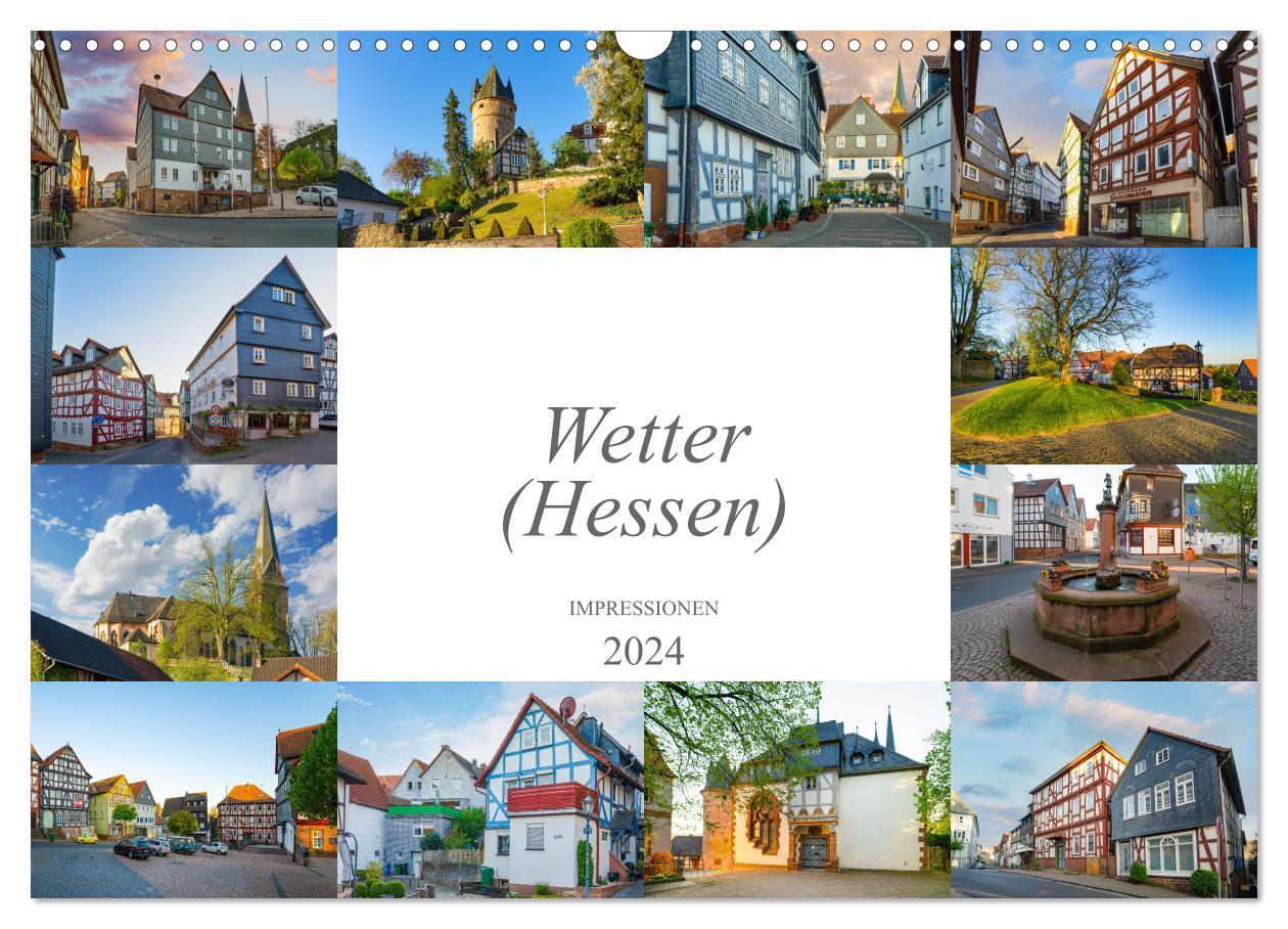 Cover: 9783675655218 | Wetter (Hessen) Impressionen (Wandkalender 2024 DIN A3 quer),...