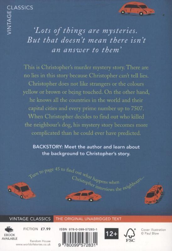 Rückseite: 9780099572831 | The Curious Incident of the Dog in the Night-Time | Mark Haddon | Buch
