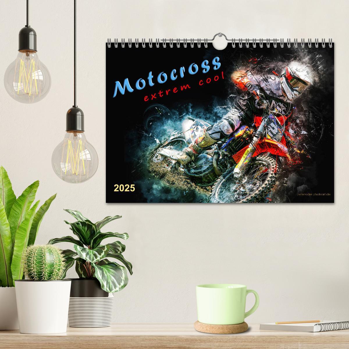 Bild: 9783435410286 | Motocross - extrem cool (Wandkalender 2025 DIN A4 quer), CALVENDO...