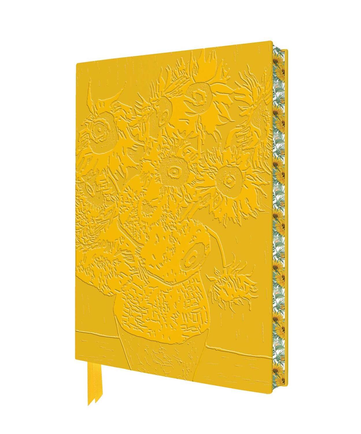 Cover: 9781839648687 | Vincent Van Gogh: Sunflowers Artisan Art Notebook (Flame Tree...