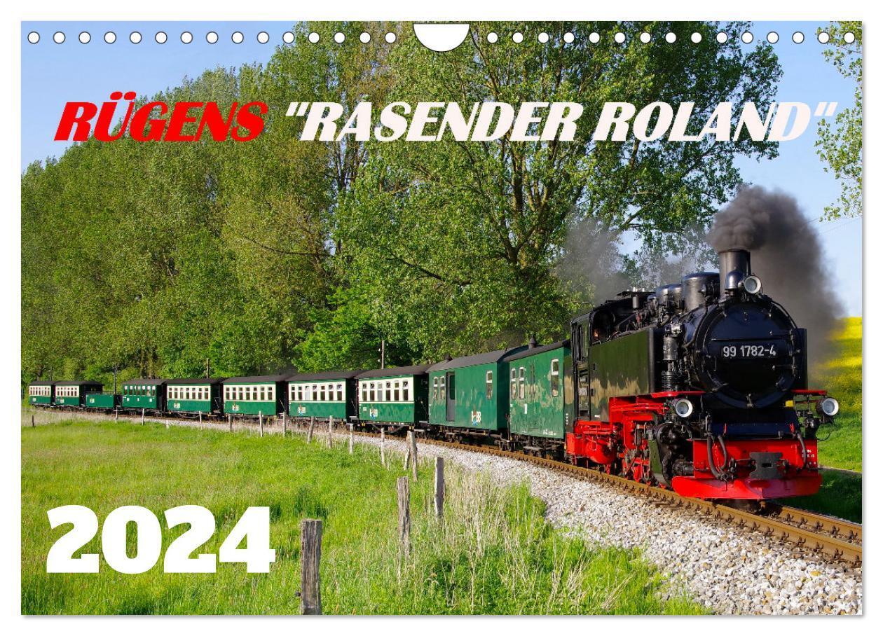 Cover: 9783675774780 | Rügens "rasender Roland" (Wandkalender 2024 DIN A4 quer), CALVENDO...