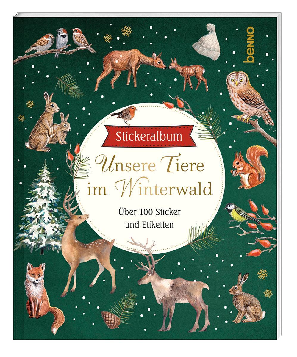 Cover: 9783746263908 | Stickeralbum »Unsere Tiere im Winterwald« | Taschenbuch | 8 S. | 2023