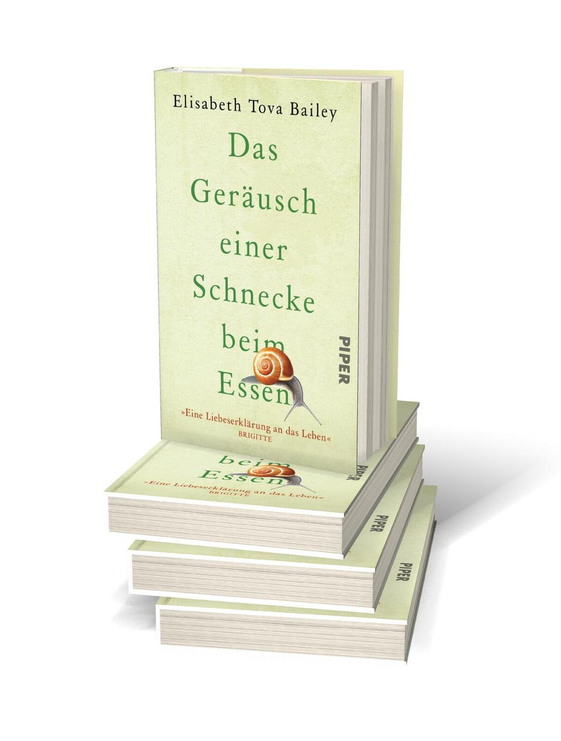 Bild: 9783492071567 | Das Geräusch einer Schnecke beim Essen | Elisabeth Tova Bailey | Buch