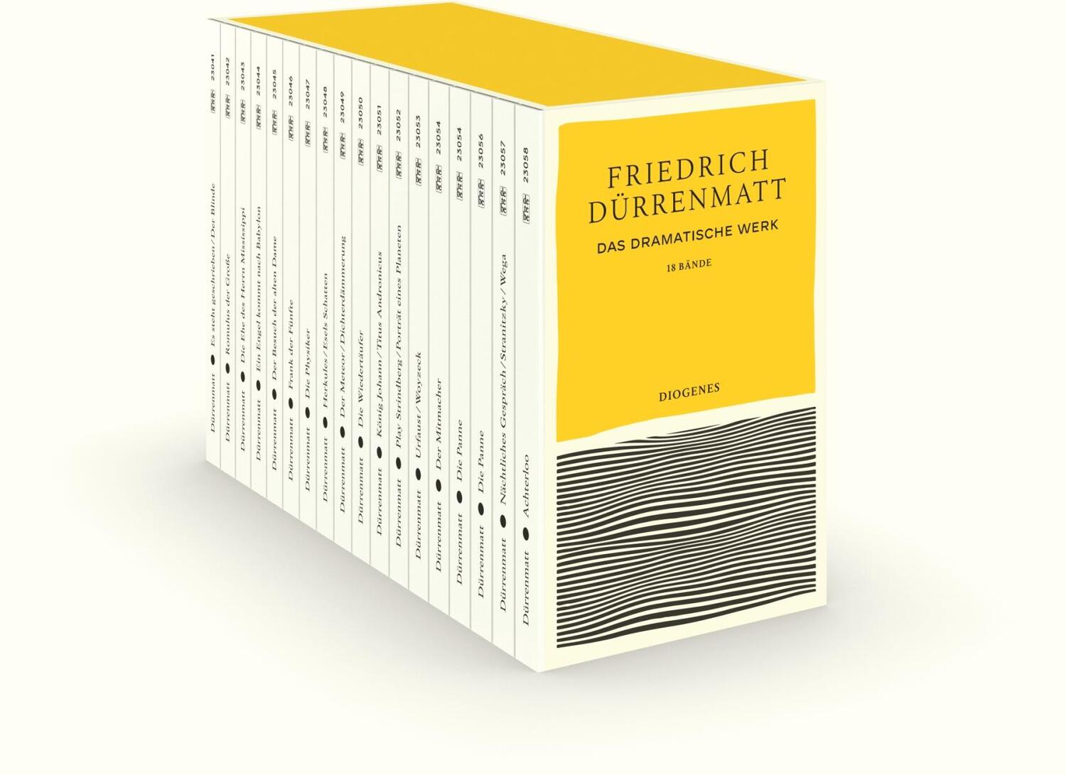 Cover: 9783257293050 | Das dramatische Werk in 18 Bänden in Kassette | Friedrich Dürrenmatt
