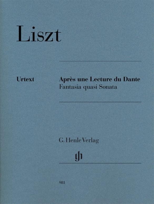 Cover: 9790201809816 | Liszt, Franz - Après une Lecture du Dante - Fantasia quasi Sonata