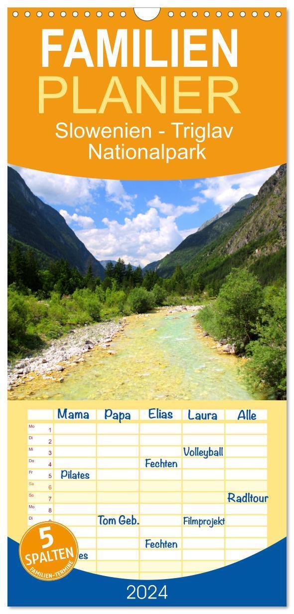 Cover: 9783675497207 | Familienplaner 2024 - Slowenien - Triglav Nationalpark mit 5...
