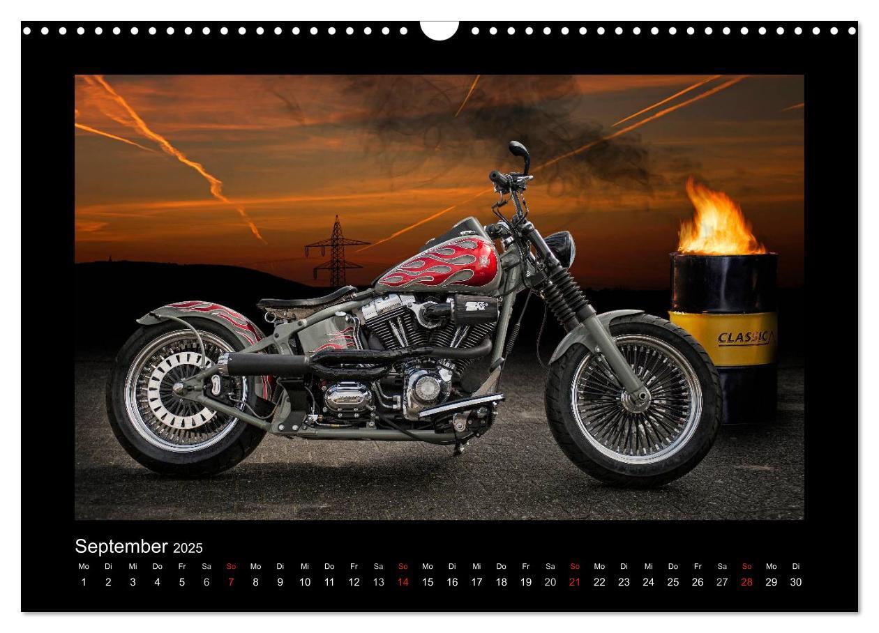 Bild: 9783435708956 | Motorrad-Träume ¿ Chopper und Custombikes (Wandkalender 2025 DIN A3...