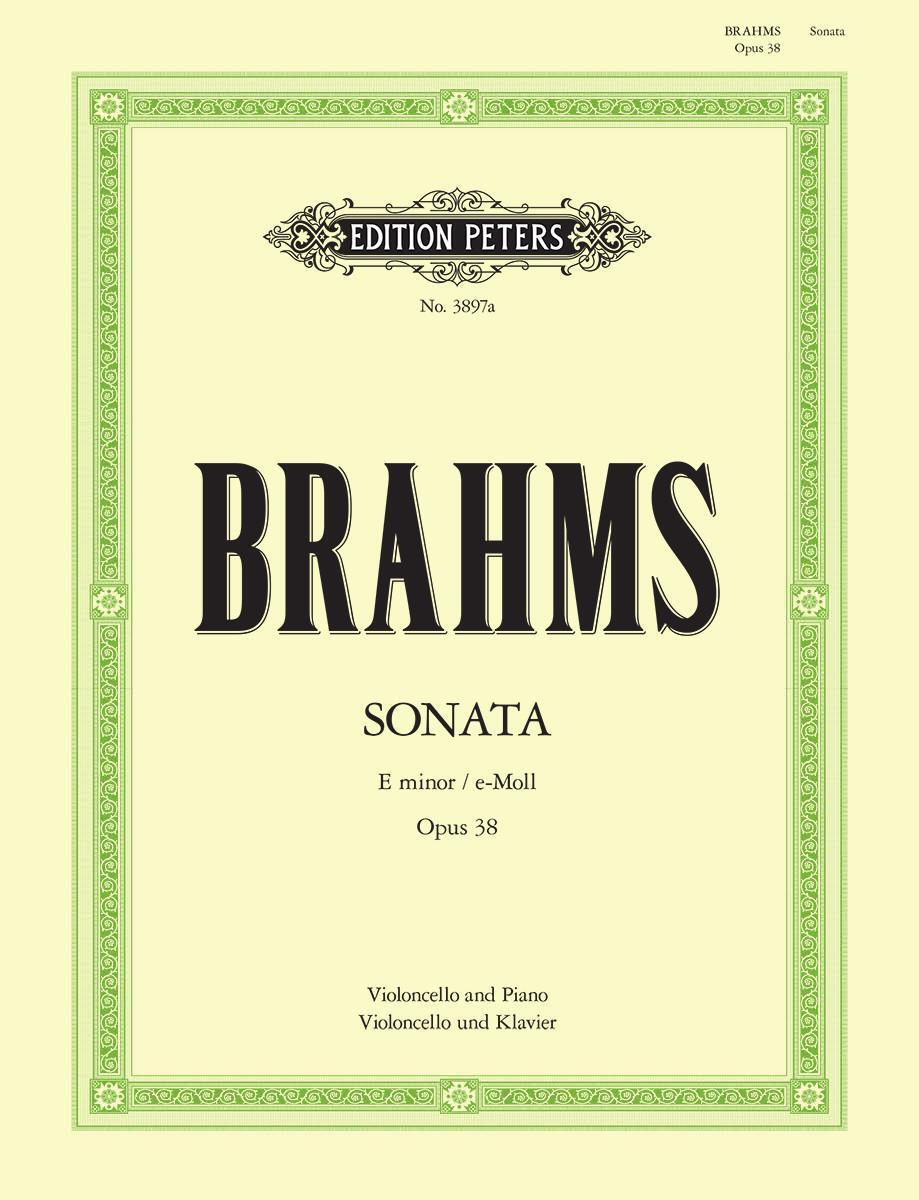 Cover: 9790014019280 | Cello Sonata No. 1 in E Minor Op. 38 | Johannes Brahms | Taschenbuch