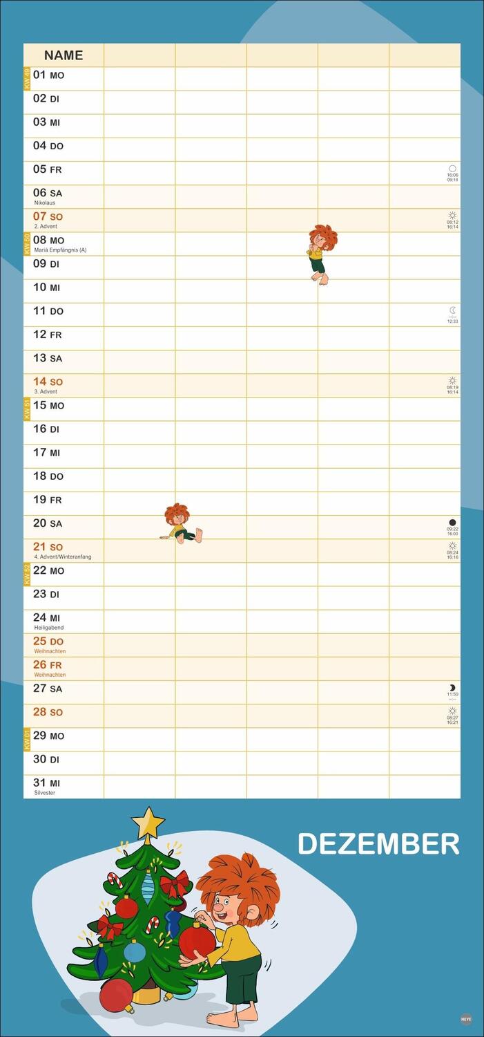 Bild: 9783756413478 | Pumuckl Familienplaner 2025 | Kalender | Spiralbindung | 15 S. | 2025