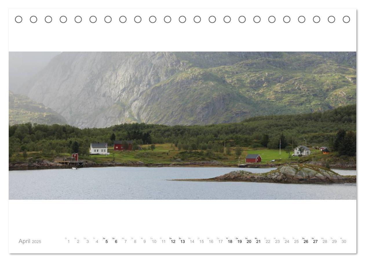 Bild: 9783435710799 | Panoramen der norwegischen Küste (Tischkalender 2025 DIN A5 quer),...