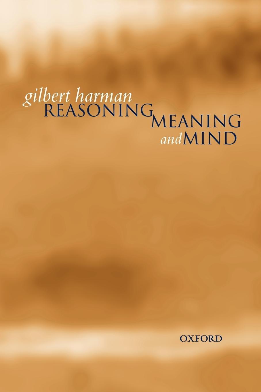Cover: 9780198238027 | Reasoning, Meaning, and Mind | Gilbert Harman | Taschenbuch | Englisch