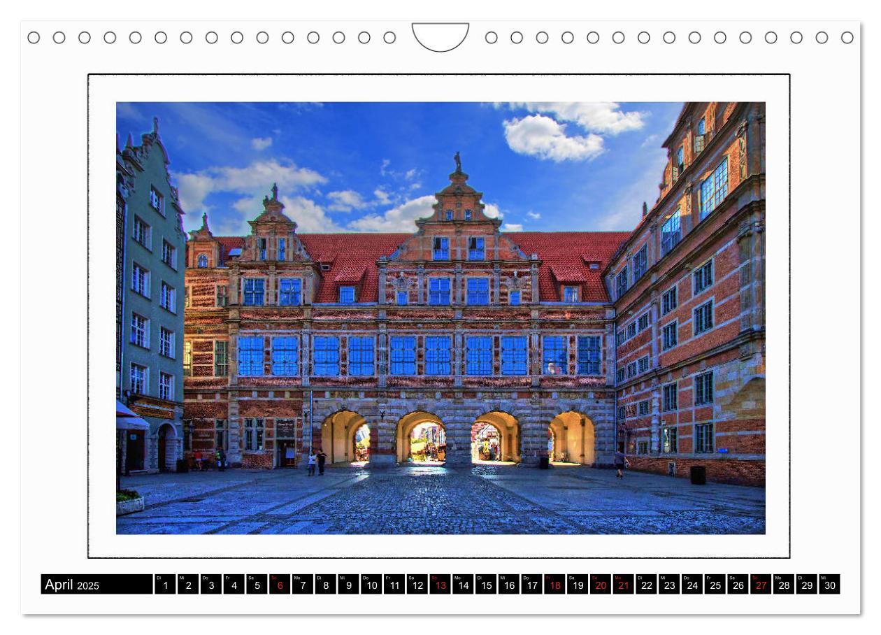 Bild: 9783435665983 | Danzig Gdansk (Wandkalender 2025 DIN A4 quer), CALVENDO Monatskalender