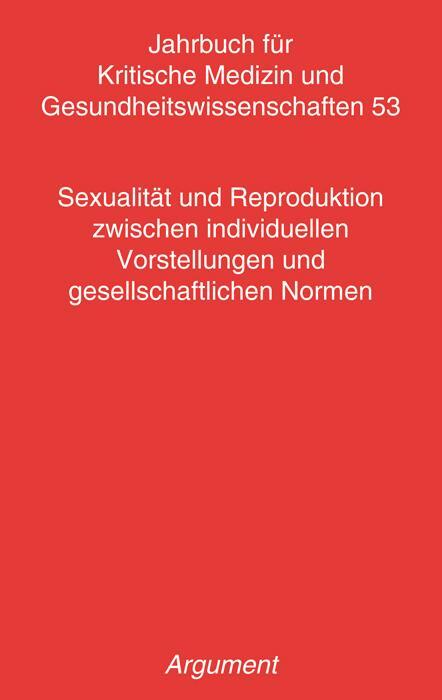 Cover: 9783867546539 | Jahrbuch für kritische Medizin und Gesundheitswissenschaften /...