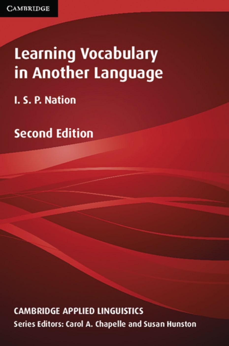 Cover: 9783125400429 | Learning Vocabulary in another Language | Paul Nation | Taschenbuch