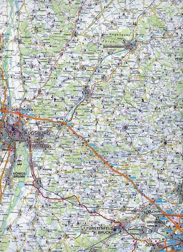 Bild: 9783707904475 | Deutschland 01 Bayern 1. Süd, Mitte 1 : 200 000. Autokarte | Deutsch