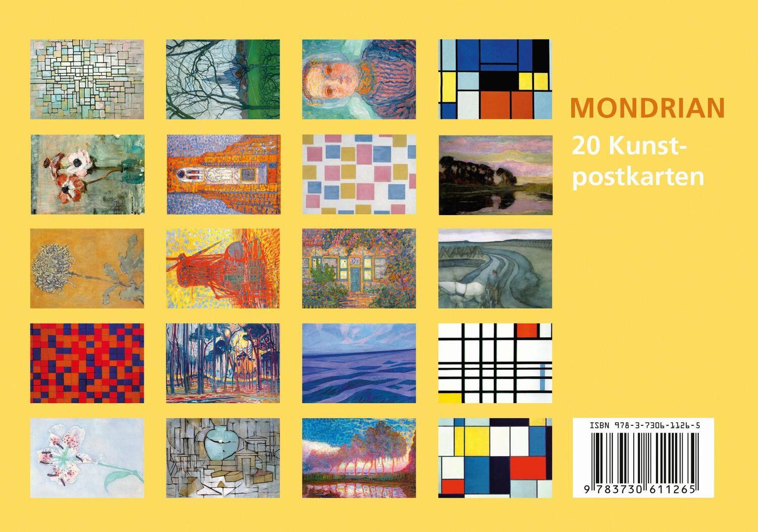 Bild: 9783730611265 | Postkarten-Set Piet Mondrian | Stück | Deutsch | 2022