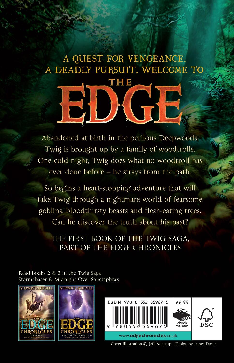 Rückseite: 9780552569675 | The Edge Chronicles 4: Beyond the Deepwoods | First Book of Twig