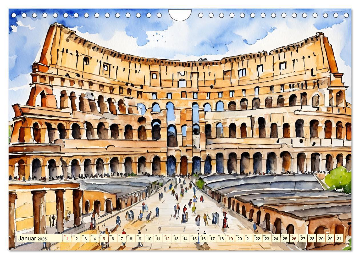 Bild: 9783457176320 | Italien - La dolce vita (Wandkalender 2025 DIN A4 quer), CALVENDO...