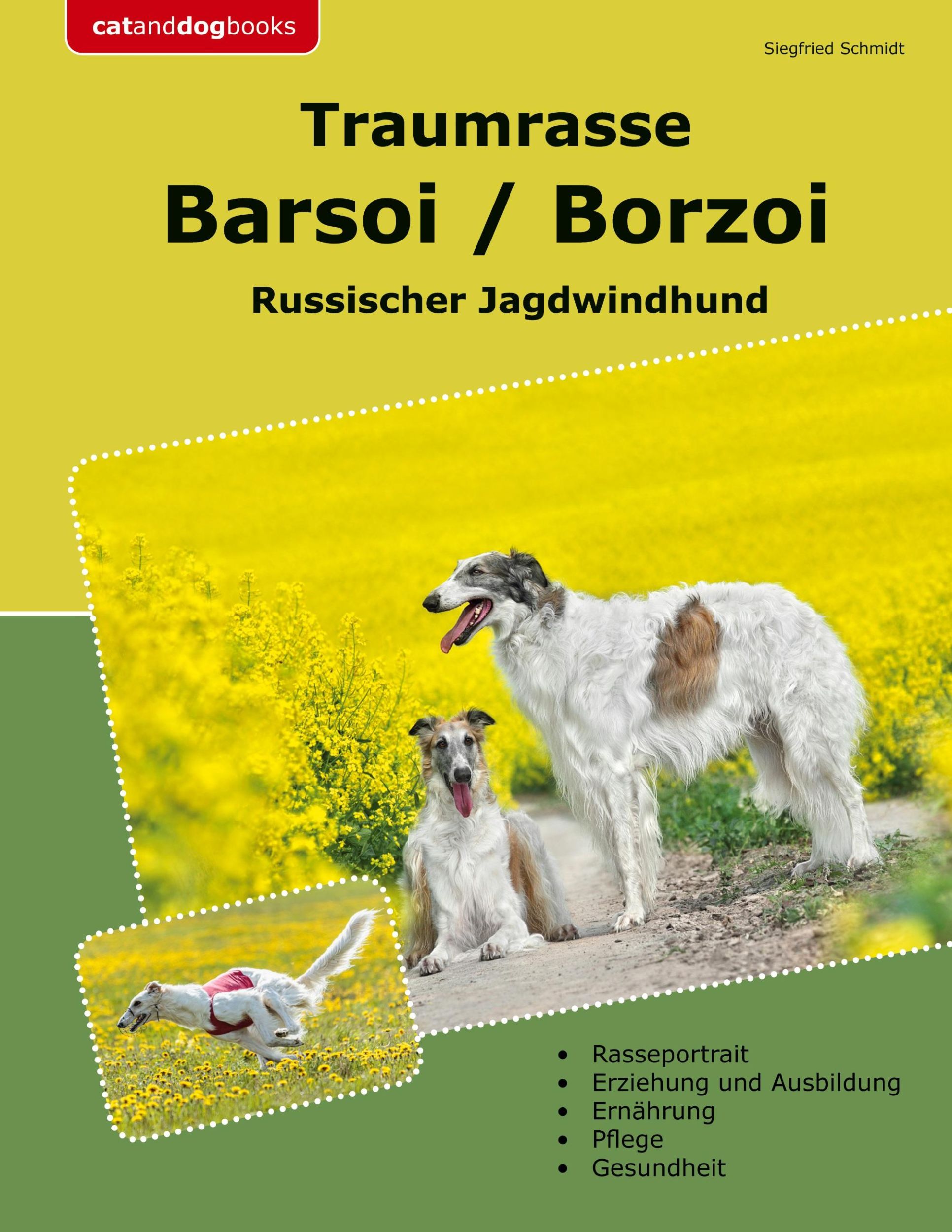 Cover: 9783759750839 | Traumrasse Barsoi / Borzoi | Russischer Jagdwindhund | Schmidt | Buch