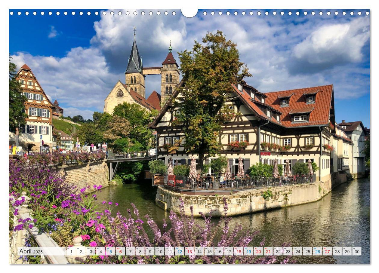 Bild: 9783383911293 | Romantische Orte am Neckar (Wandkalender 2025 DIN A3 quer),...