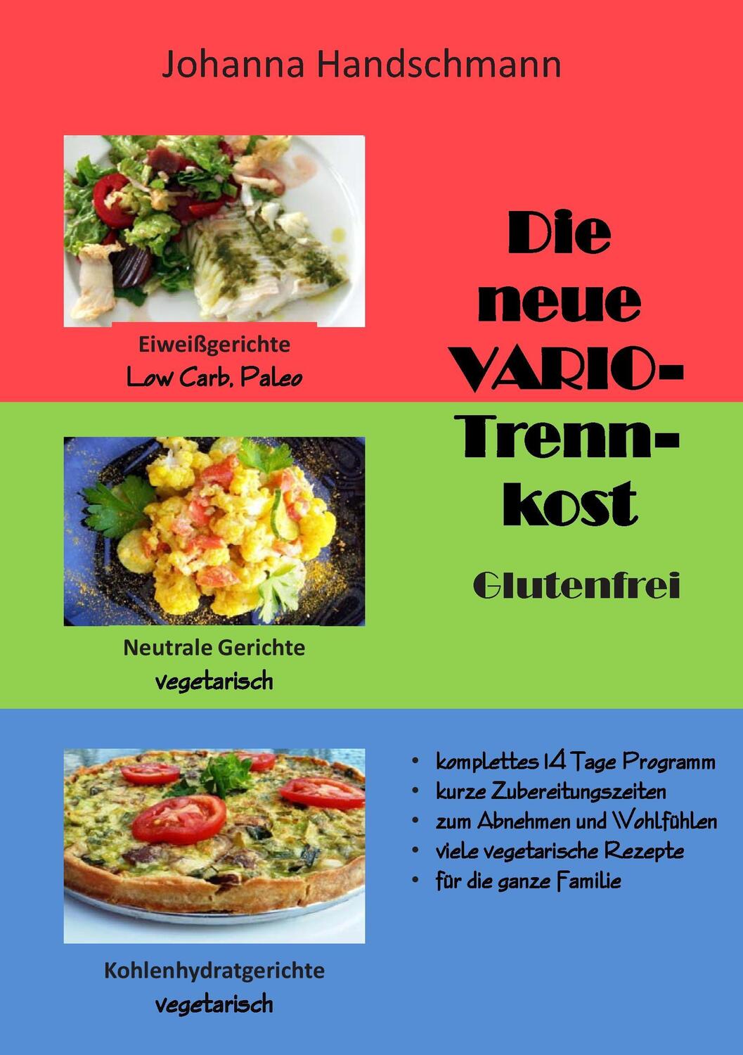 Cover: 9783738639735 | Die neue VARIO-Trennkost glutenfrei | Johanna Handschmann | Buch