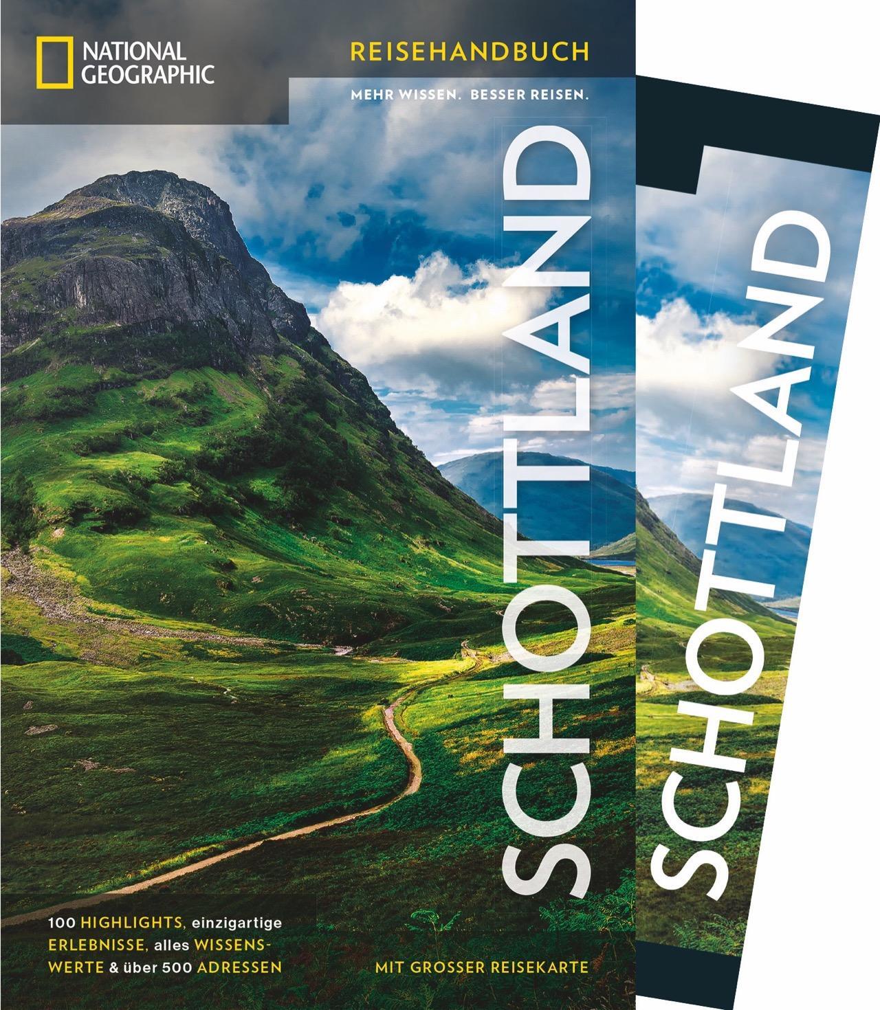 Cover: 9783955593025 | NATIONAL GEOGRAPHIC Reisehandbuch Schottland mit Maxi-Faltkarte | Buch