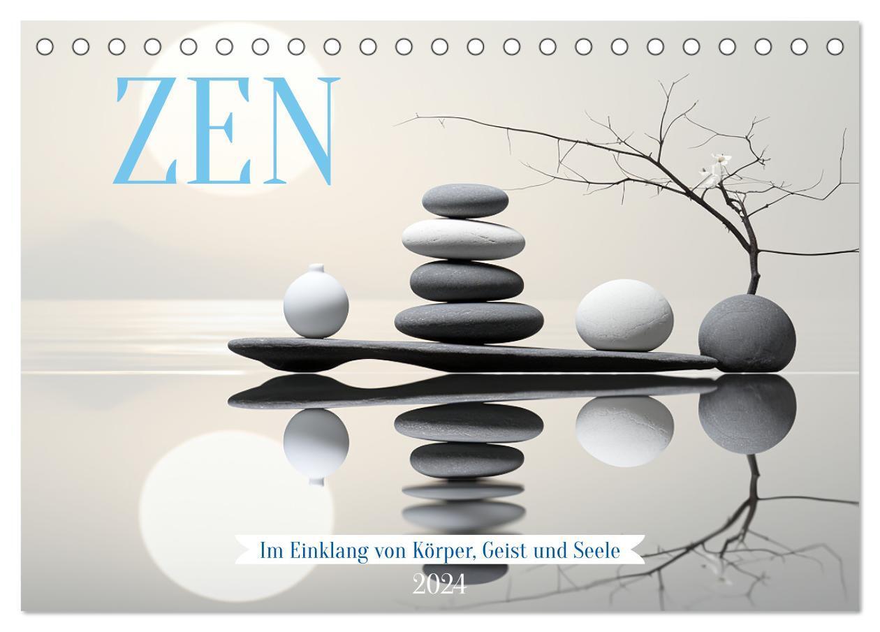 Cover: 9783383694554 | Zen (Tischkalender 2024 DIN A5 quer), CALVENDO Monatskalender | Illgen