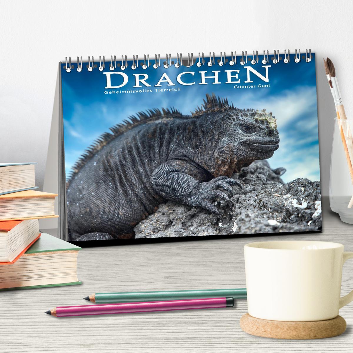 Bild: 9783383975622 | Drachen: Geheimnisvolles Tierreich (Tischkalender 2025 DIN A5...