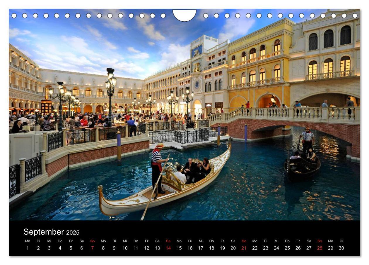 Bild: 9783435840366 | Las Vegas (Wandkalender 2025 DIN A4 quer), CALVENDO Monatskalender