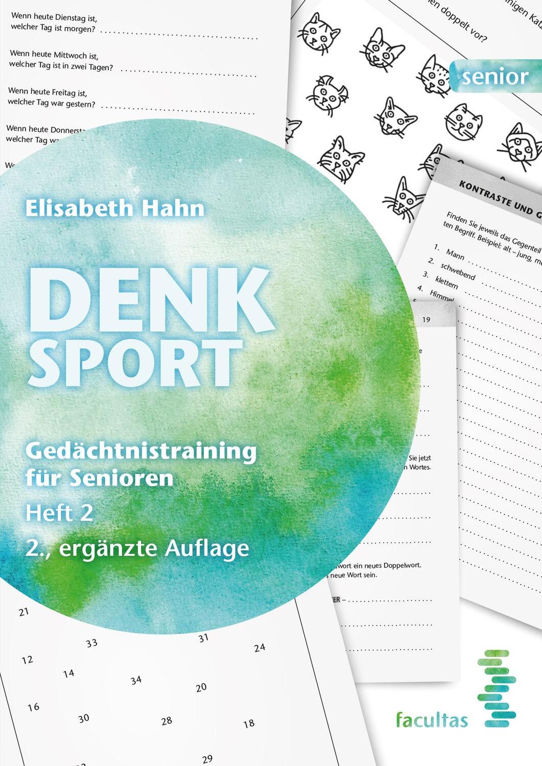 Cover: 9783708920900 | Denksport | Gedächtnistraining für Senioren, Heft 2 | Elisabeth Hahn